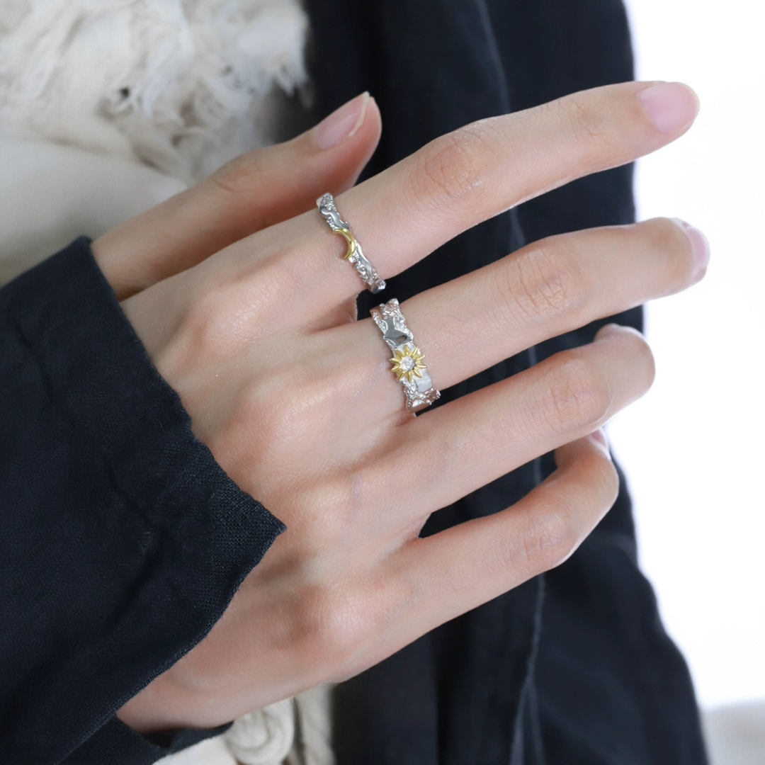 Solar Moon Ring